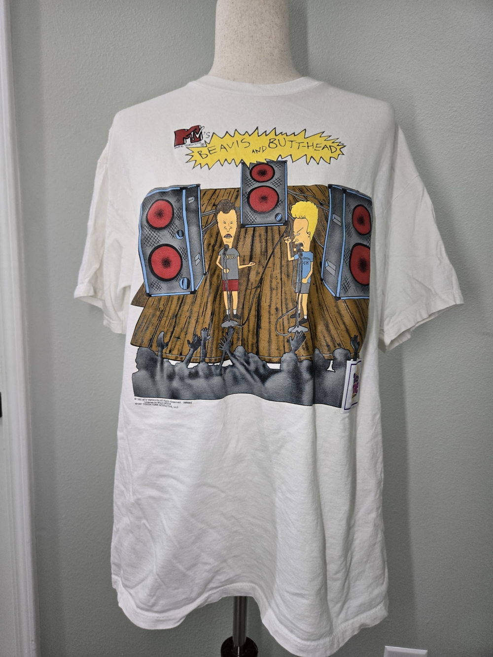 MTV Beavis and Butt-Head Graphic Tee in White